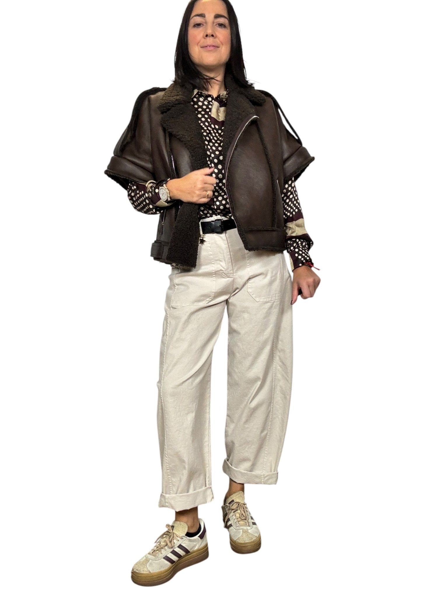 GILET IN ECOMONTONE VICOLO - XE BLU ABBIGLIAMENTO