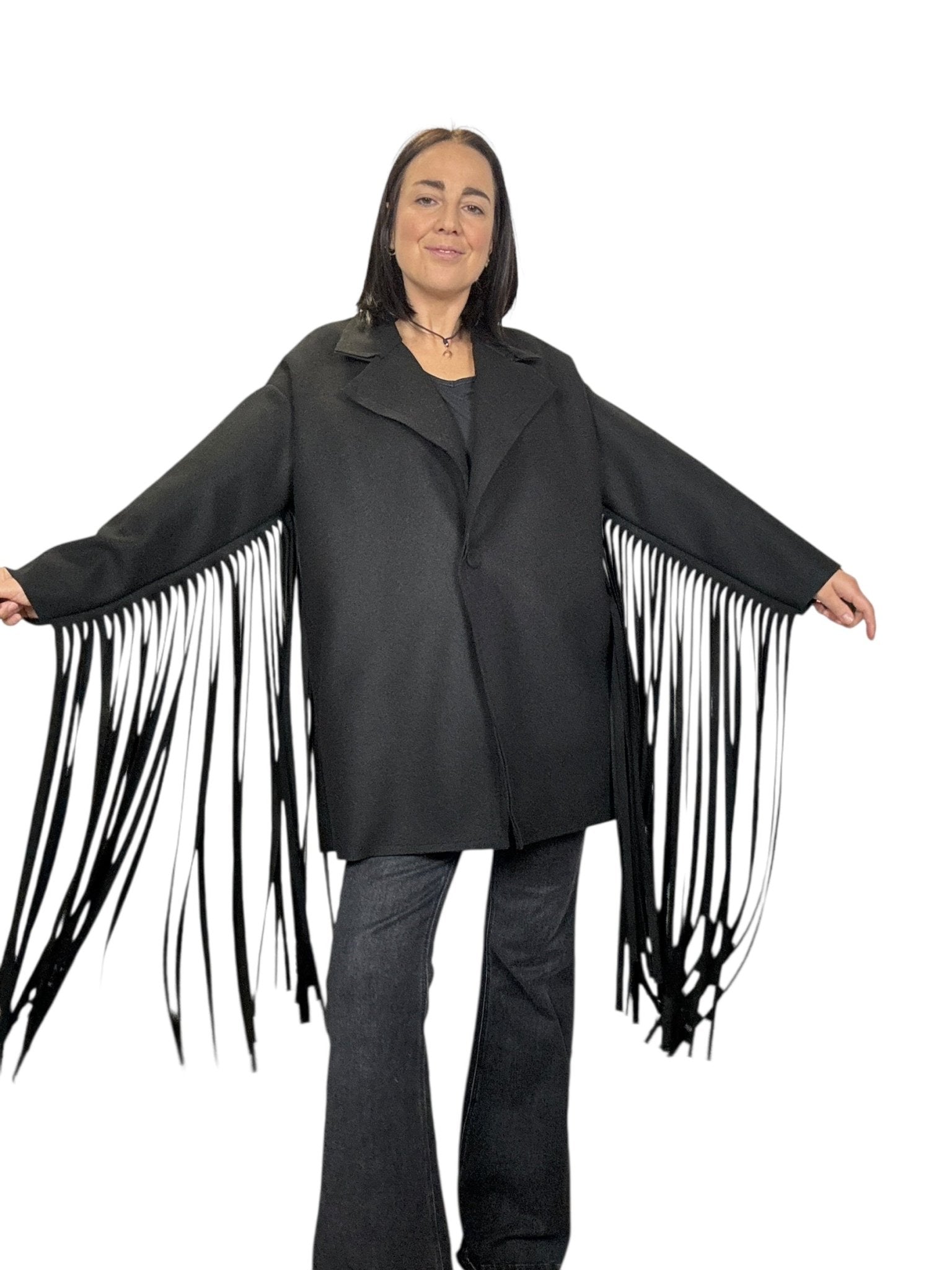 CAPPOTTINO FRANGE SUSY MIX - XE BLU ABBIGLIAMENTO