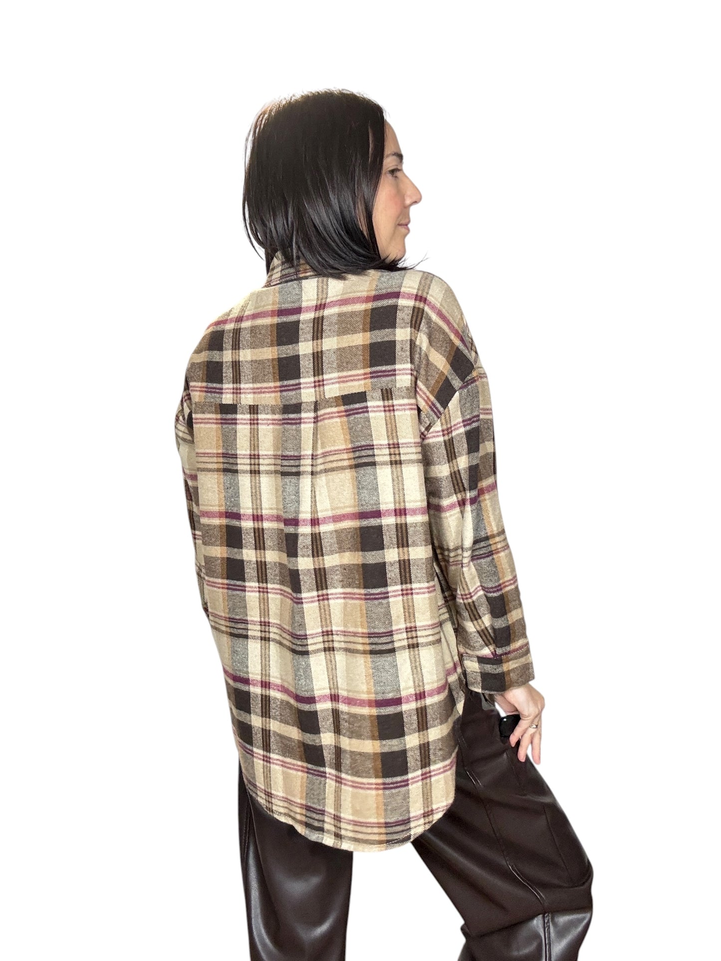 CAMICIA CHECK OVER SUSY MIX