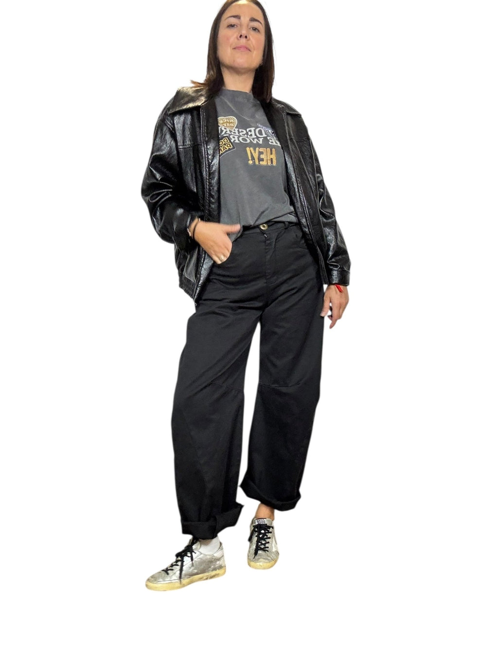 PANTALONE A BANANA SUSY MIX - XE BLU ABBIGLIAMENTO