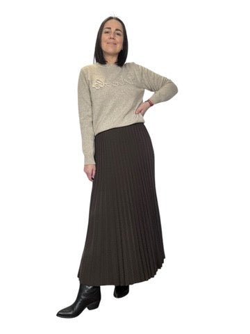 GONNA PLISSETTATA SUSY MIX - XE BLU ABBIGLIAMENTO