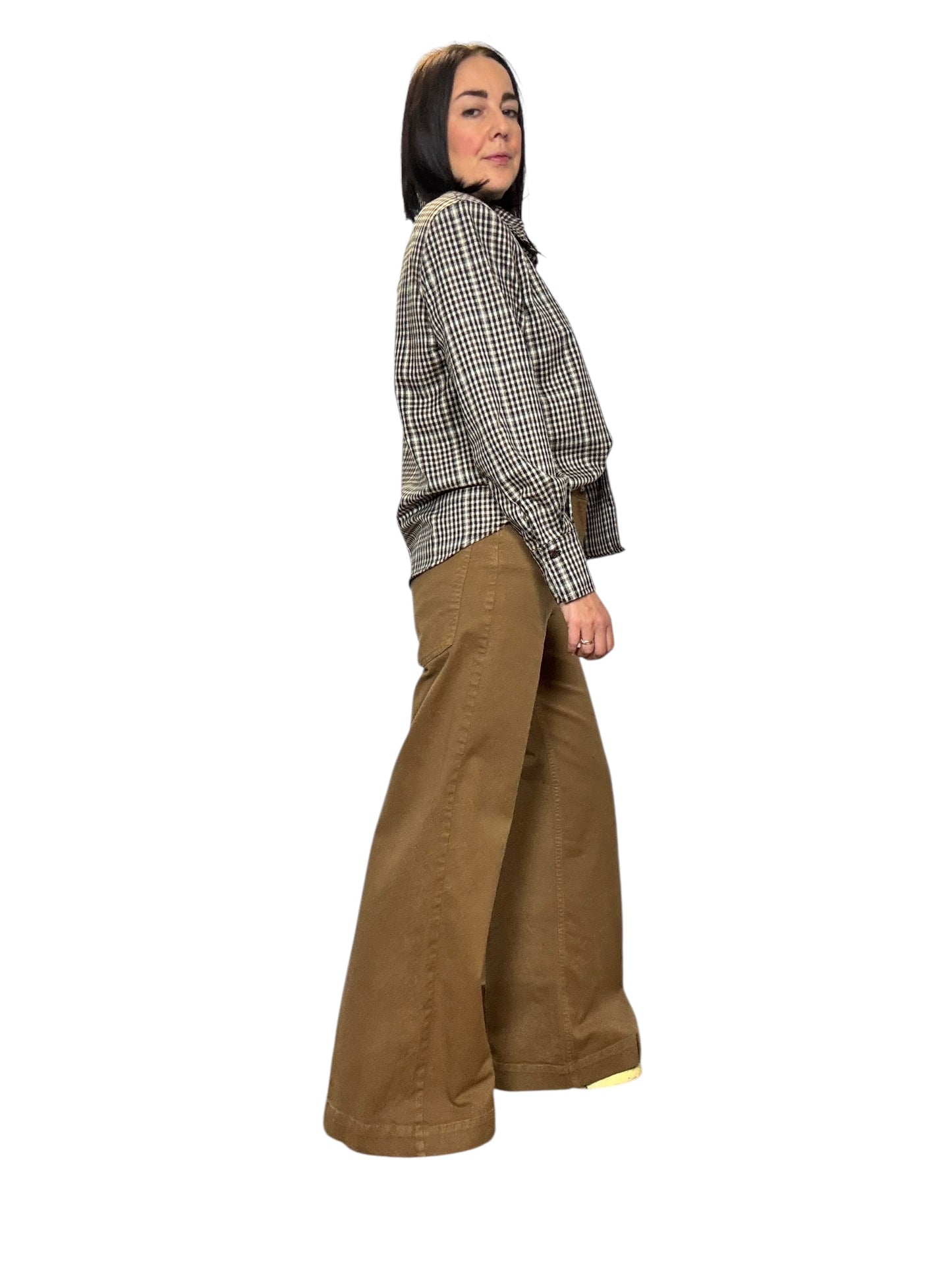 JEANS COLORATO A PALAZZO SUSY MIX