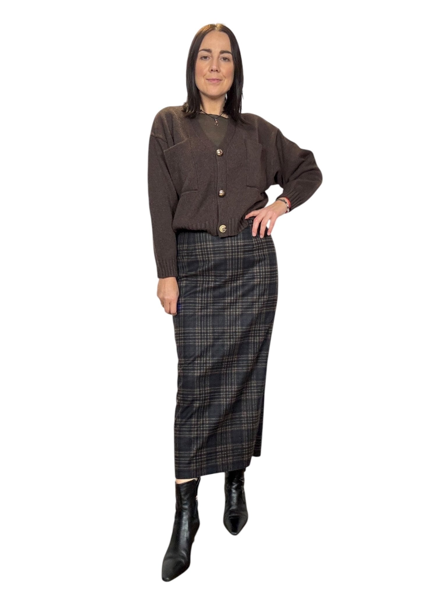 GONNA A TUBINO CHECK HAVEONE - XE BLU ABBIGLIAMENTO