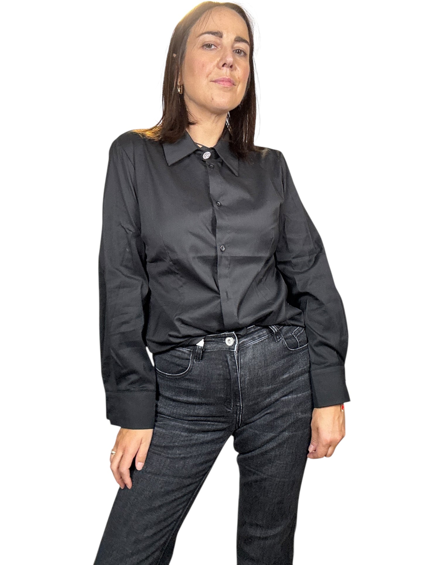 CAMCIA BASIC BOTTONE GIOIELLO SUSY MIX