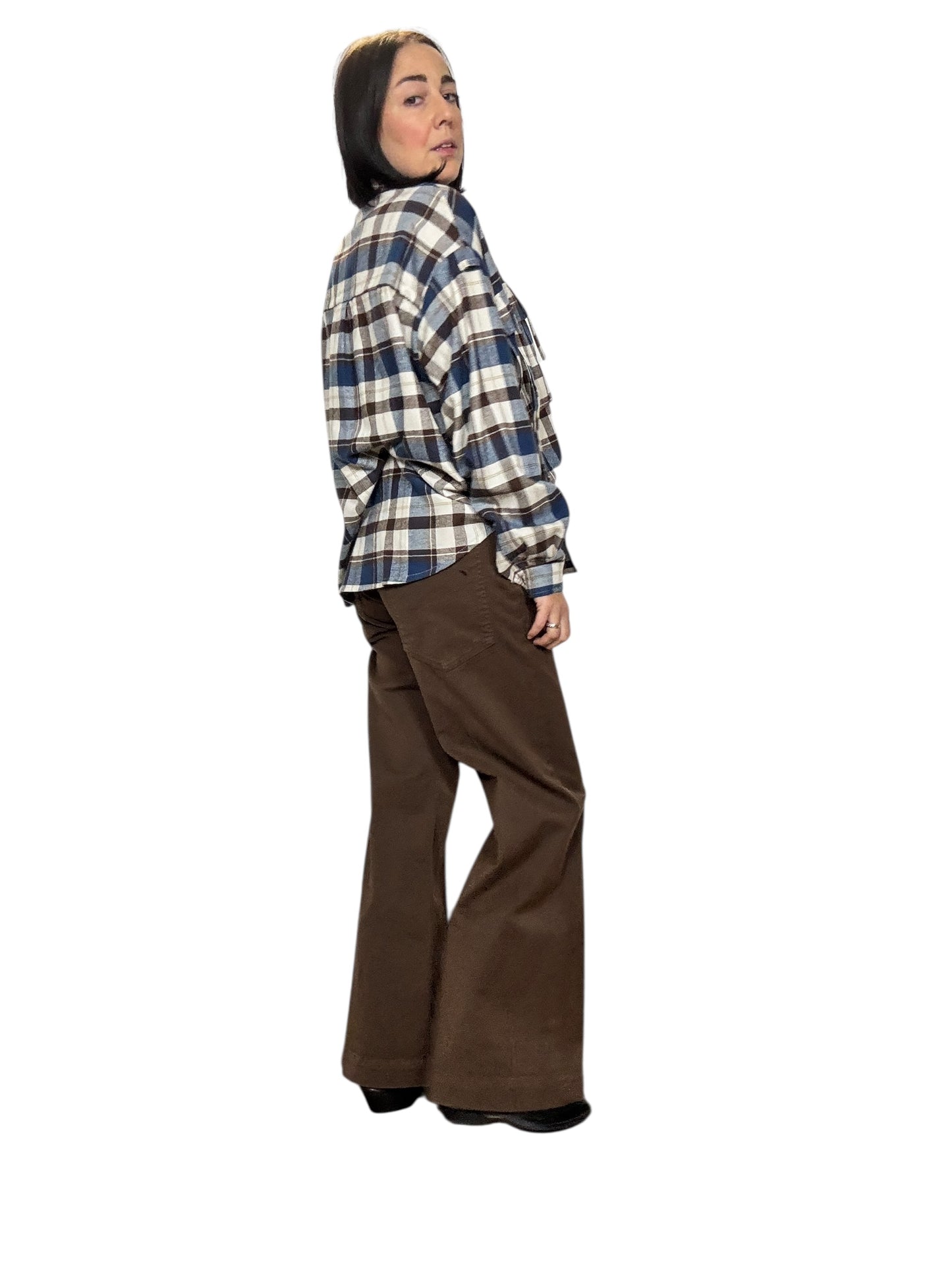 JEANS COLORATO A PALAZZO SUSY MIX