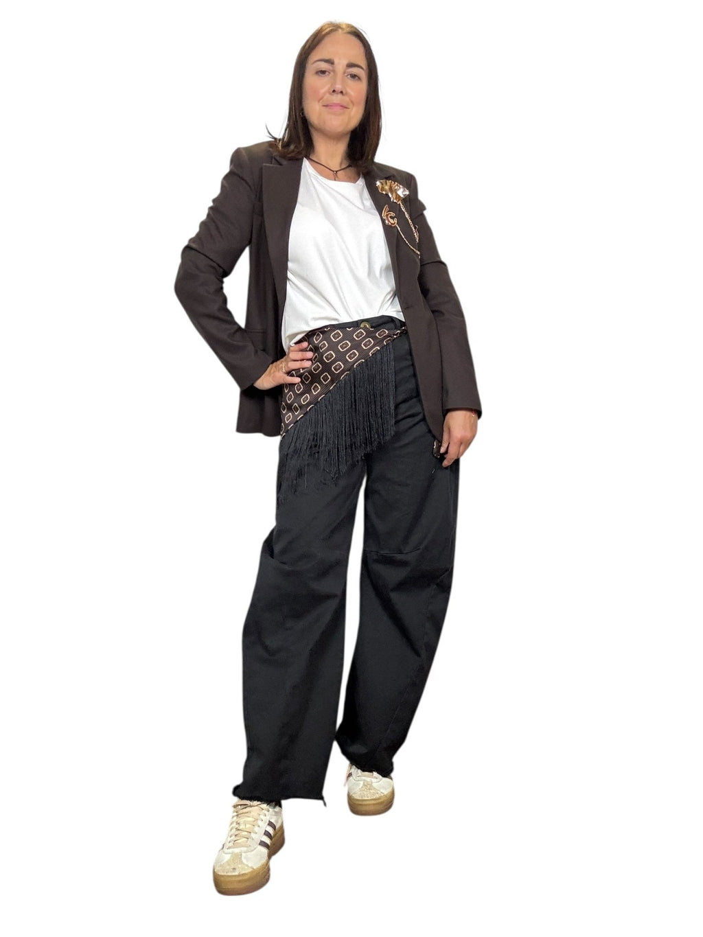 PANTALONE A BANANA SUSY MIX - XE BLU ABBIGLIAMENTO