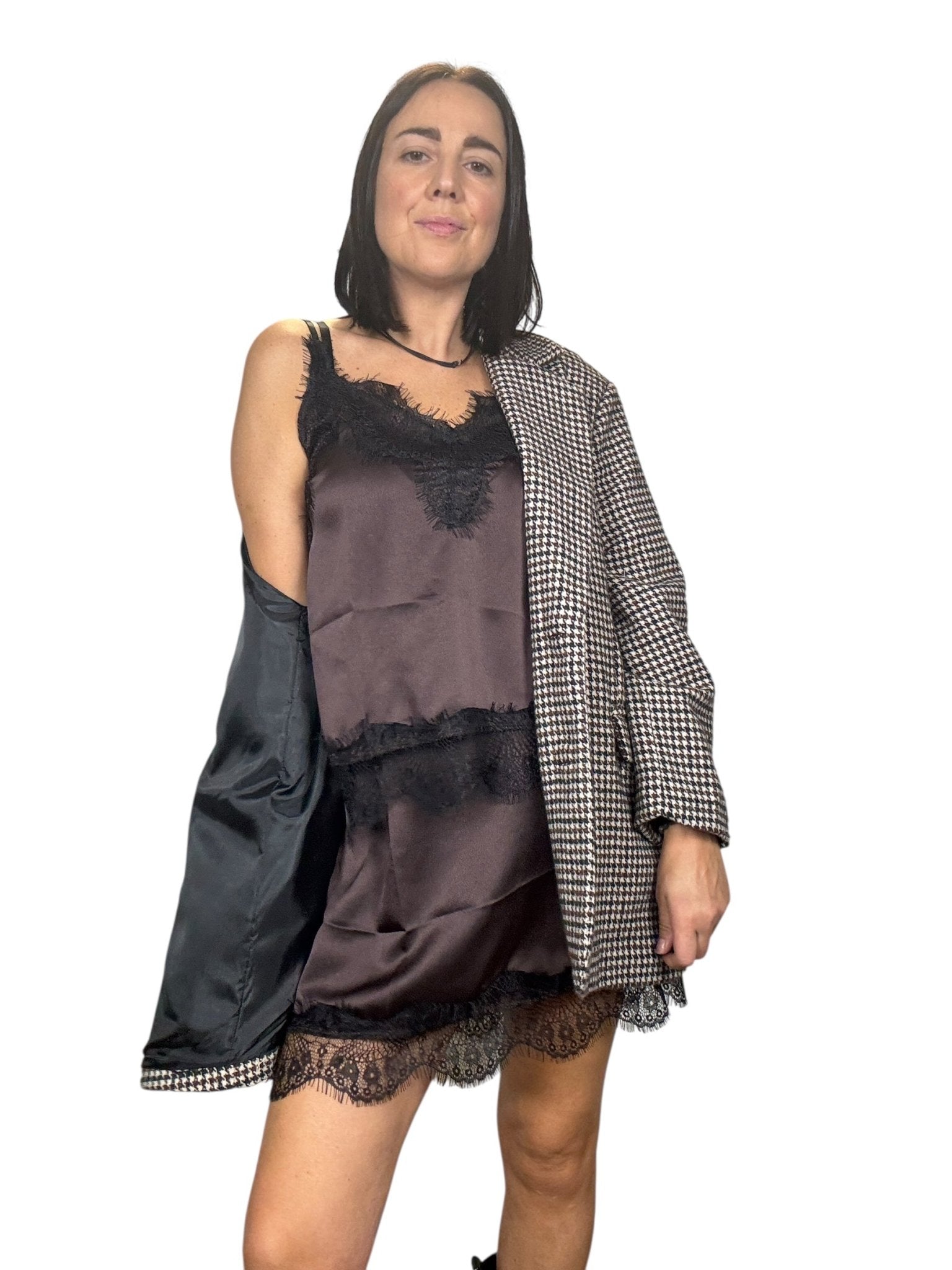 MINIGONNA LINGERIE SUSY MIX - XE BLU ABBIGLIAMENTO