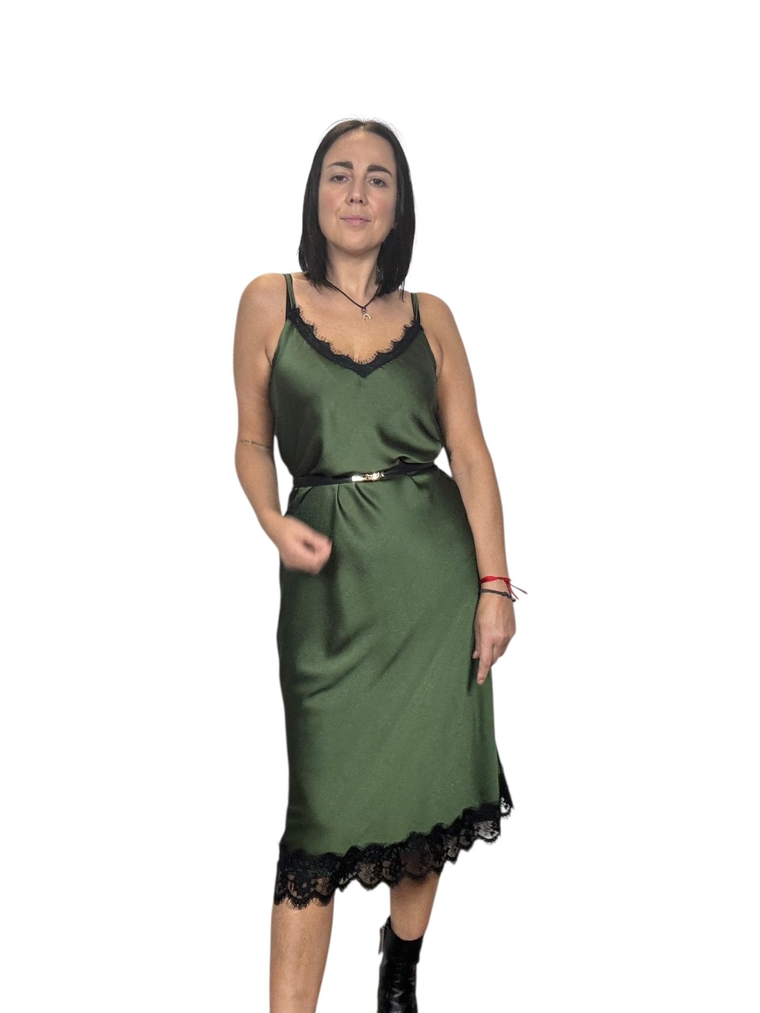 ABITO LINGERIE MIDI SUSY MIX - XE BLU ABBIGLIAMENTO