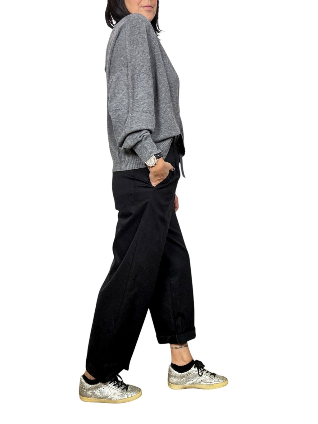 PANTALONE CON CINTURA SUSY MIX - XE BLU ABBIGLIAMENTO