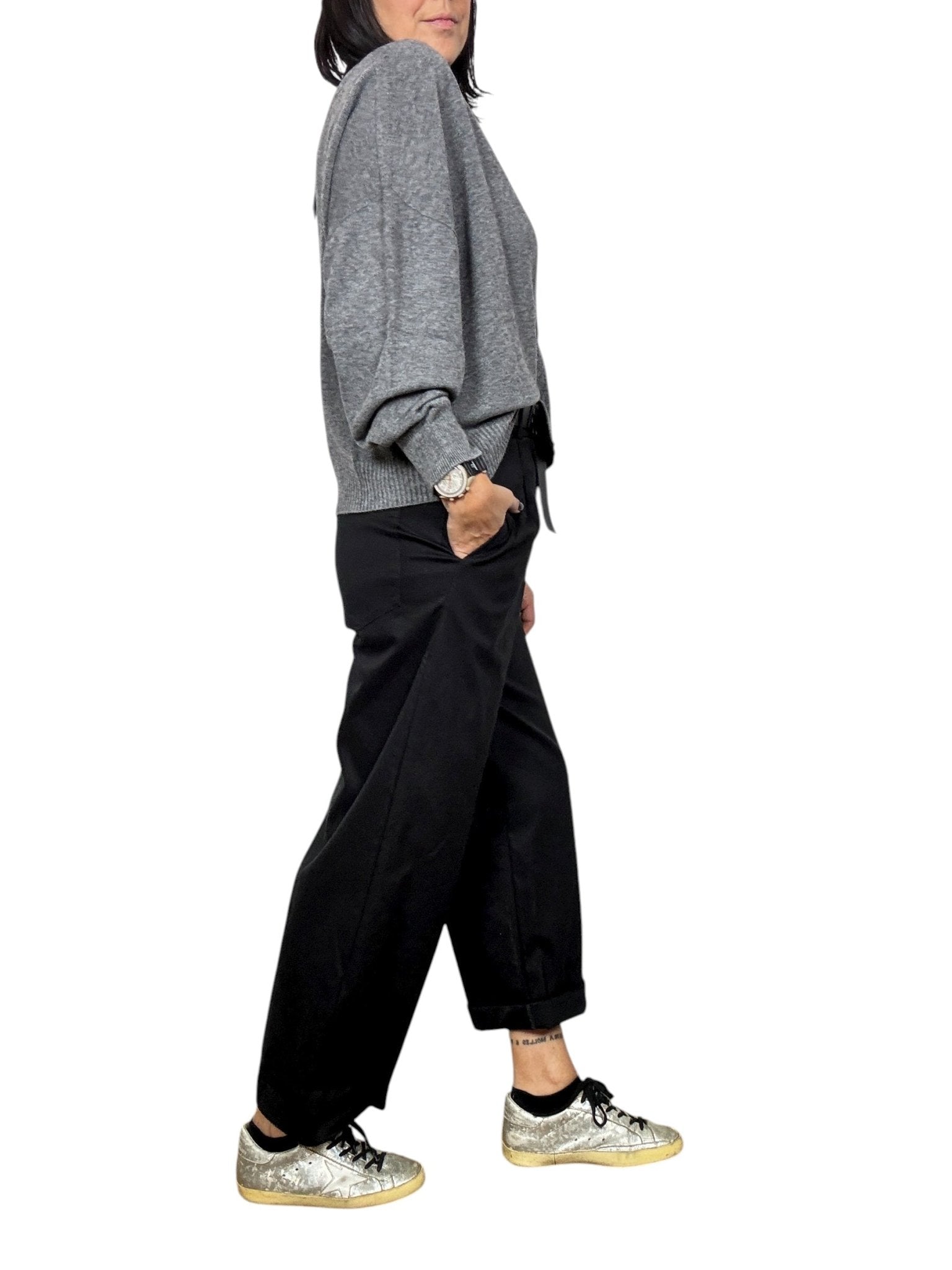 PANTALONE CON CINTURA SUSY MIX - XE BLU ABBIGLIAMENTO