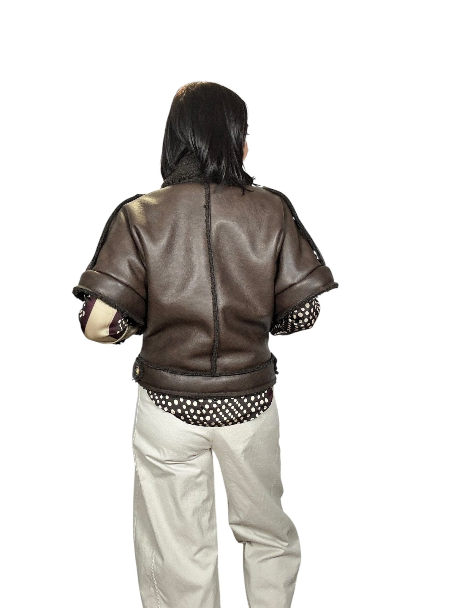 GILET IN ECOMONTONE VICOLO - XE BLU ABBIGLIAMENTO