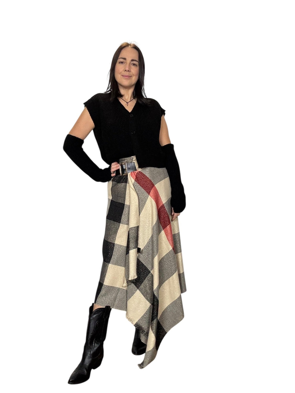 GONNA CHECK BURBERRY INSPIRED SUSY MIX - XE BLU ABBIGLIAMENTO