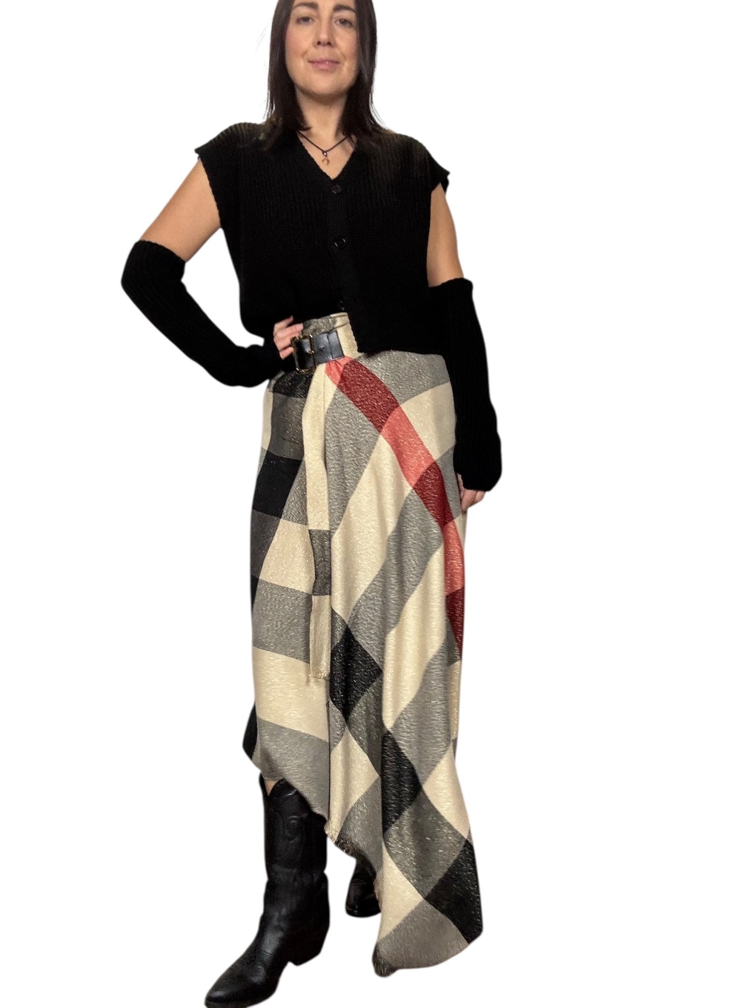 GONNA CHECK BURBERRY INSPIRED SUSY MIX - XE BLU ABBIGLIAMENTO