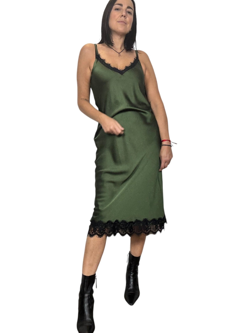 ABITO LINGERIE MIDI SUSY MIX - XE BLU ABBIGLIAMENTO