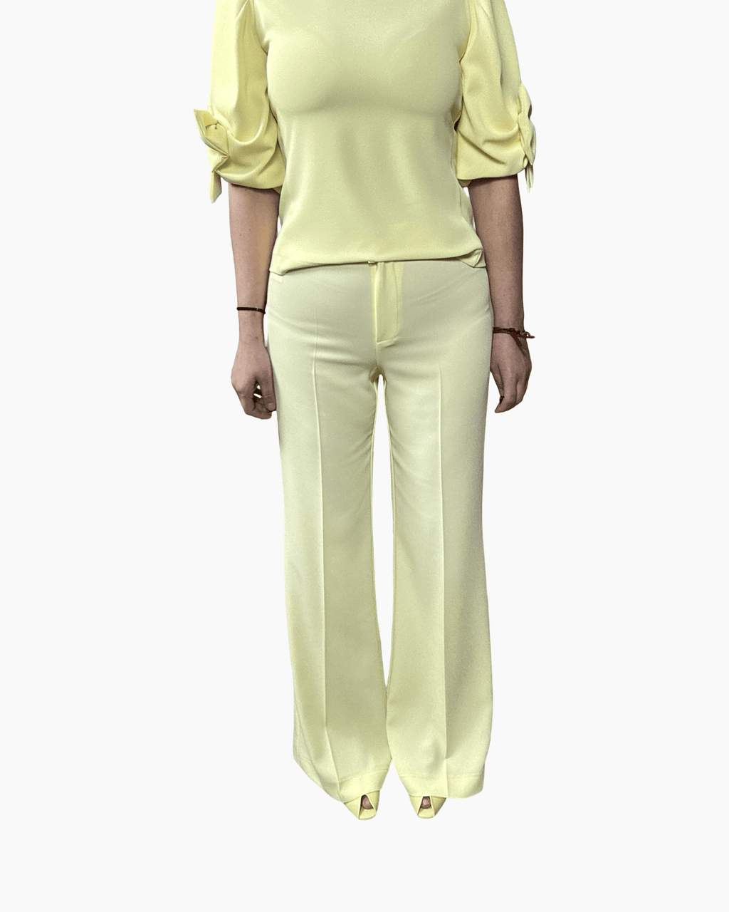 PANTALONE GIALLO VICOLO - XE BLU ABBIGLIAMENTO
