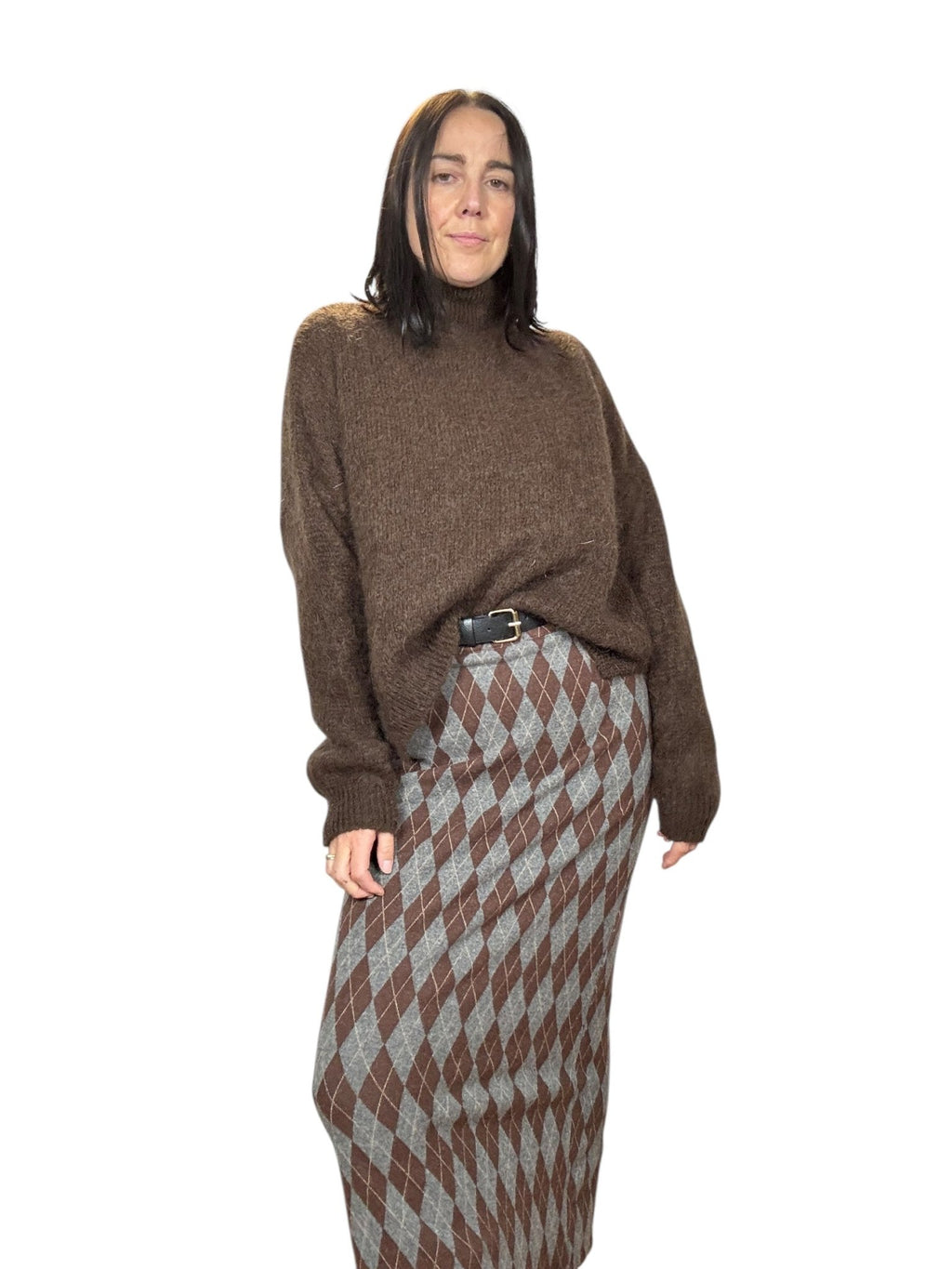 MAGLIA IN MOHAIR VICOLO - XE BLU ABBIGLIAMENTO