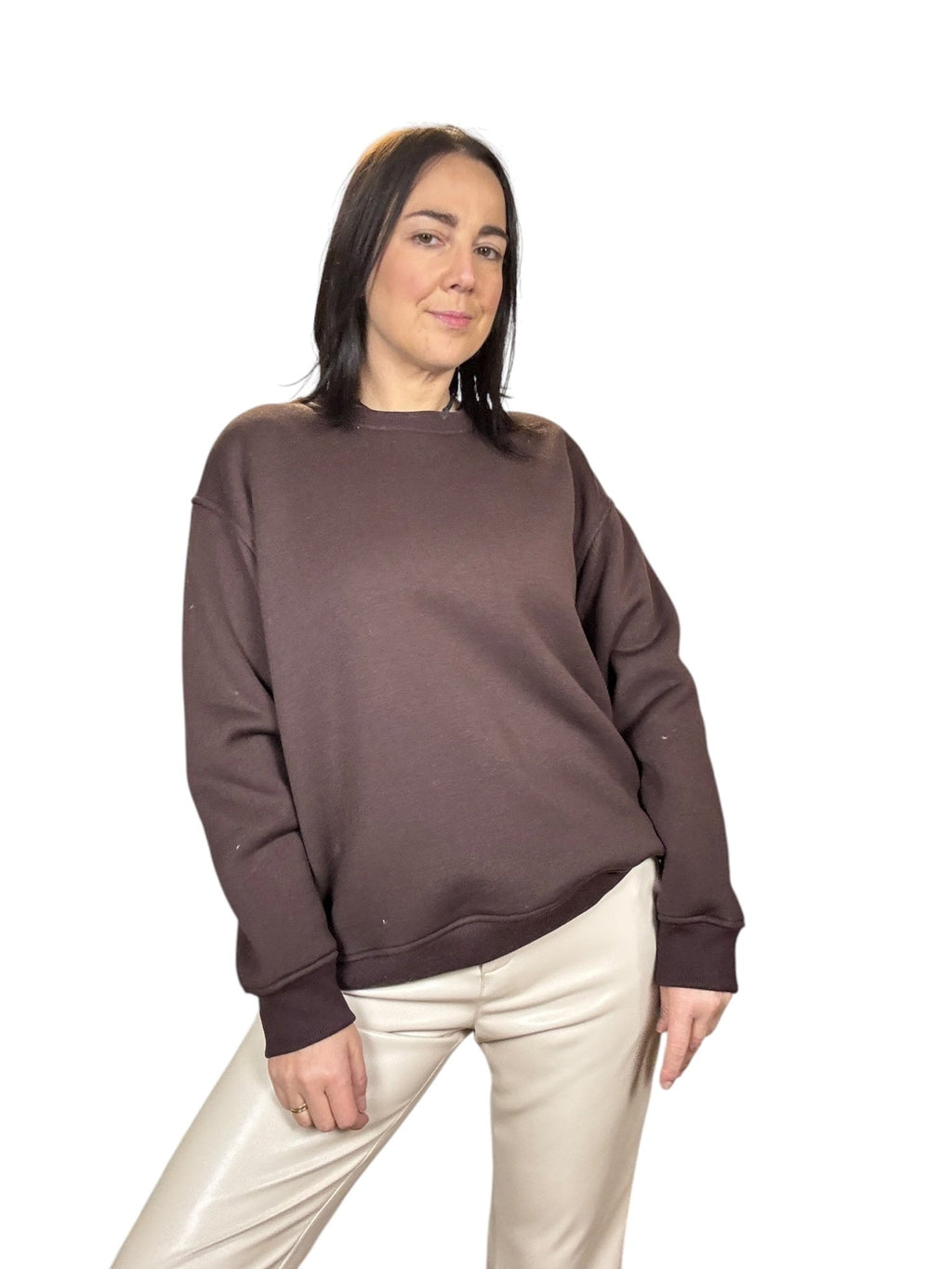 FELPA TINTA UNITA SUSY MIX - XE BLU ABBIGLIAMENTO