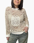 MAGLIA IN PIZZO TENSIONE IN - XE BLU ABBIGLIAMENTO