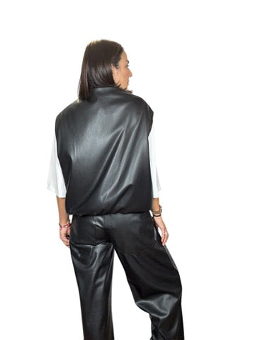 GILET IN ECOPELLE SUSY MIX