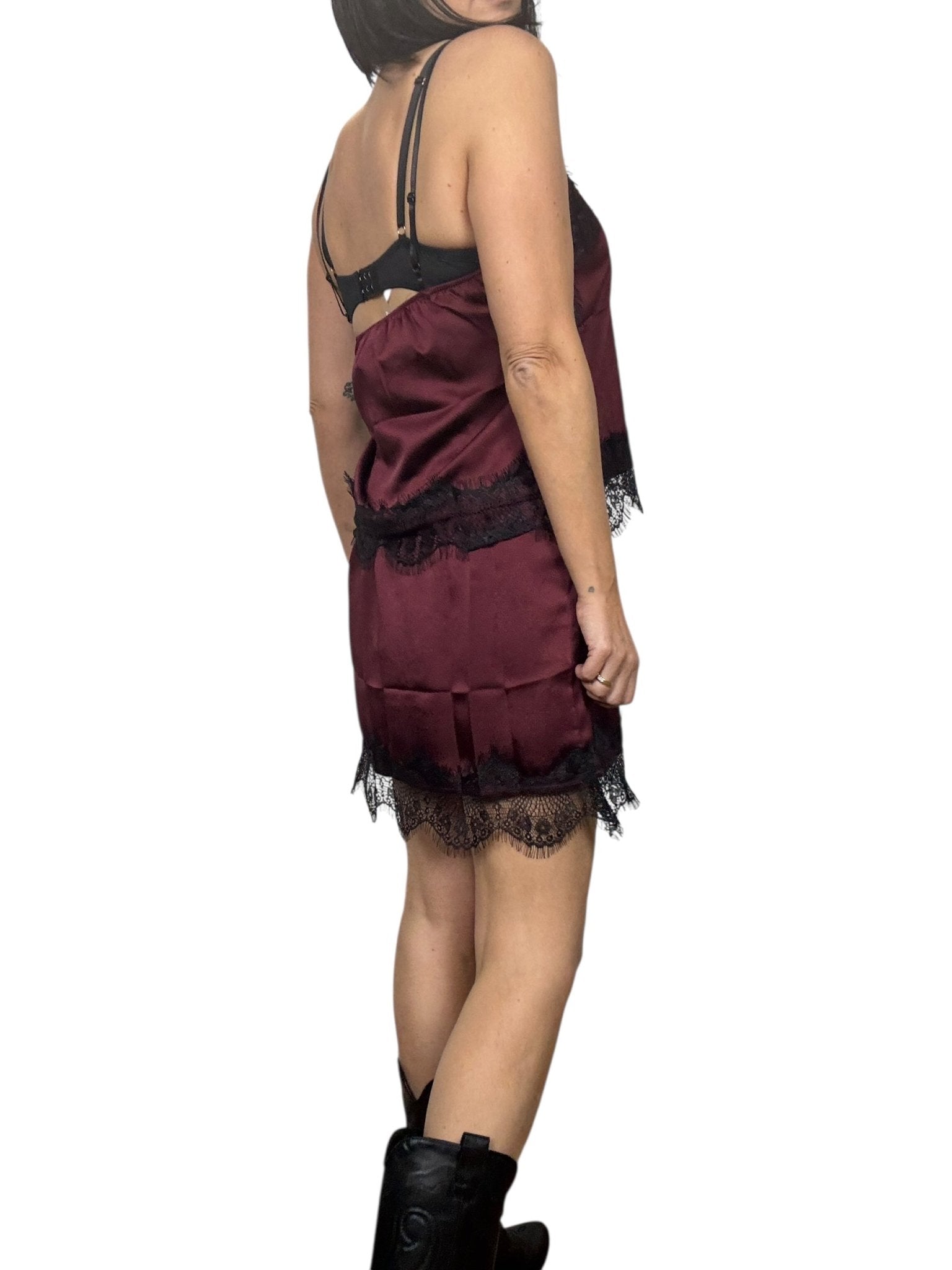 MINIGONNA LINGERIE SUSY MIX - XE BLU ABBIGLIAMENTO