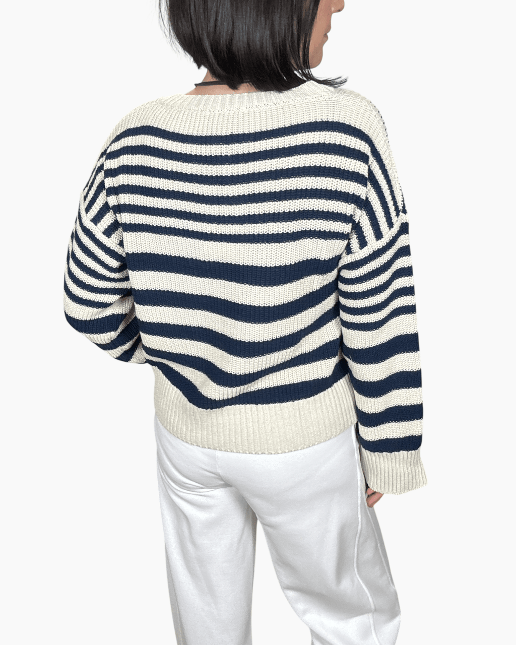 MAGLIA RIGATA SUSY MIX - XE BLU ABBIGLIAMENTO