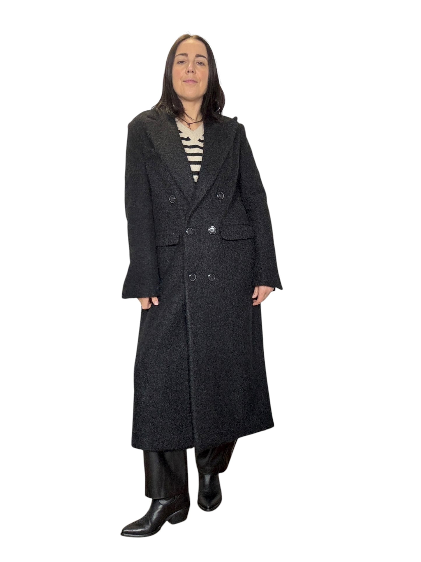 CAPPOTTO A UOVO IN LANA COTTA SUSY MIX