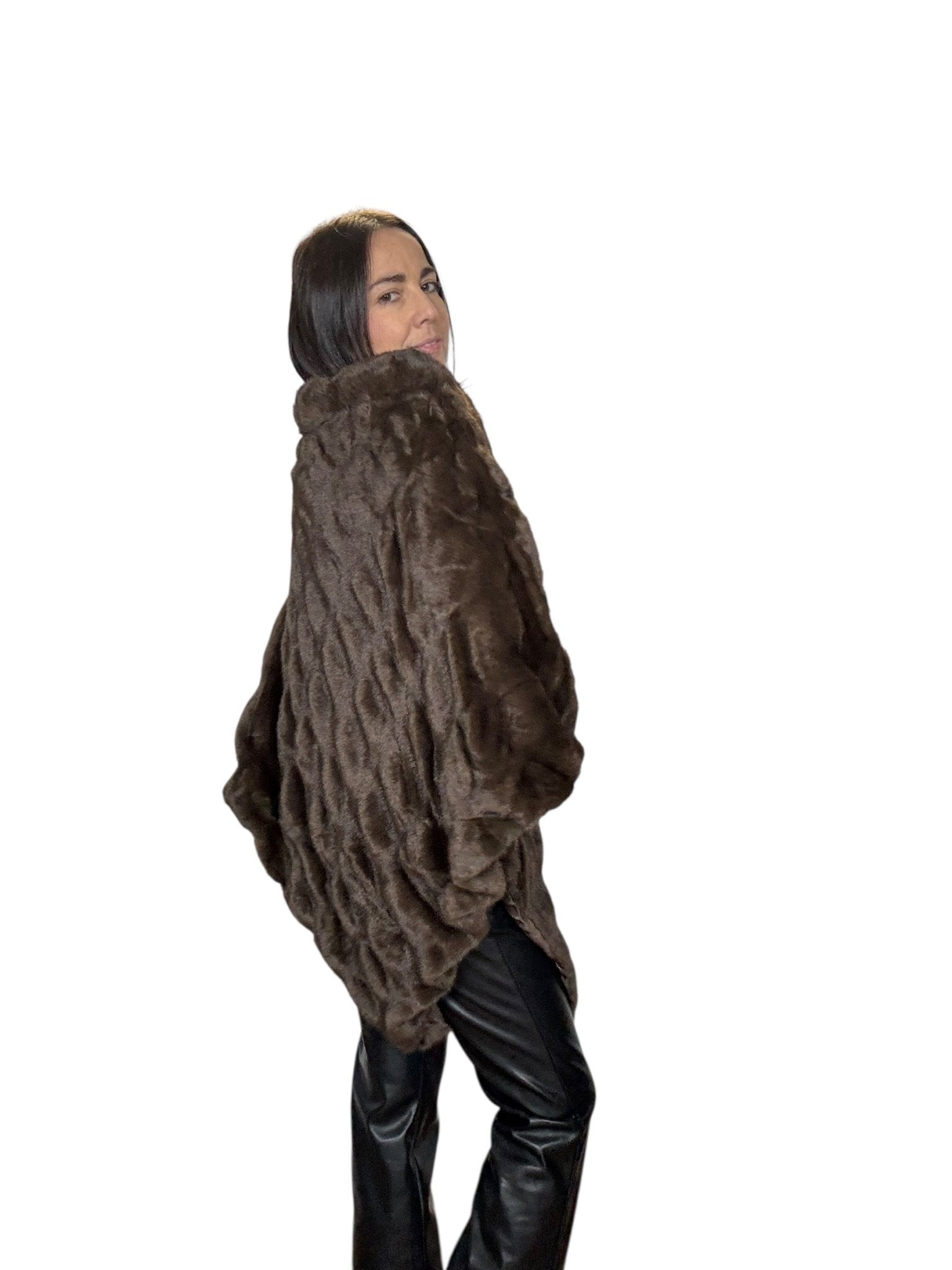 STOLA ECOPELLICCIA SUSY MIX - XE BLU ABBIGLIAMENTO