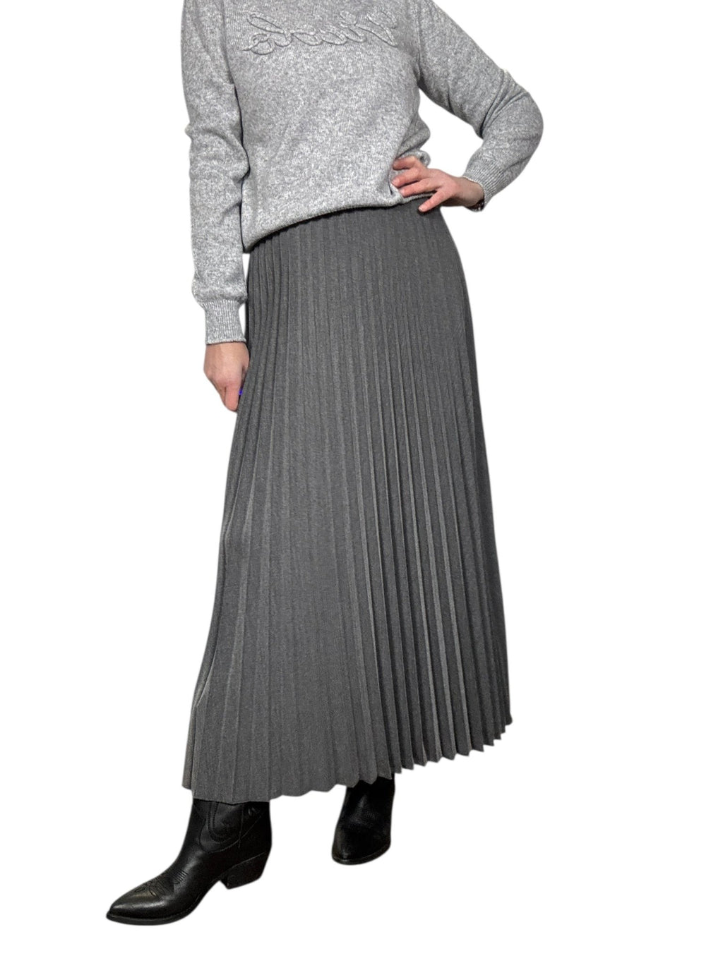 GONNA PLISSETTATA SUSY MIX - XE BLU ABBIGLIAMENTO