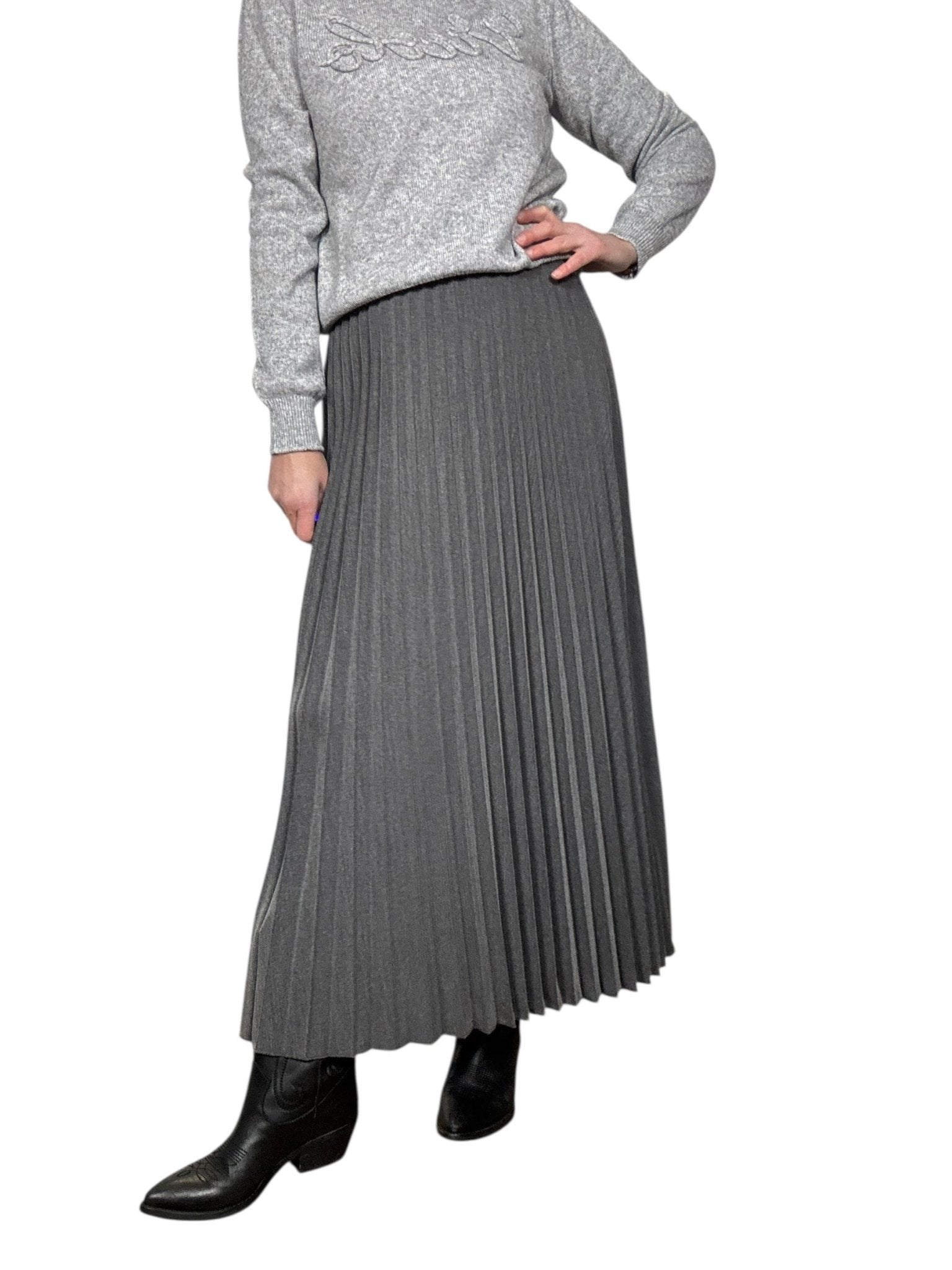 GONNA PLISSETTATA SUSY MIX - XE BLU ABBIGLIAMENTO