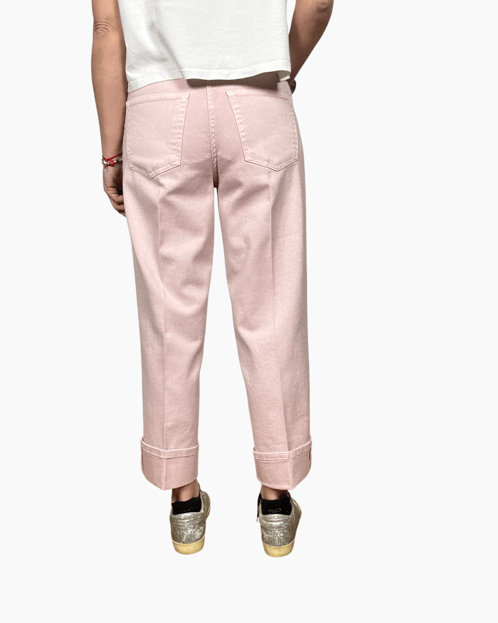 PANTALONE CON RISVOLTO SUSY MIX - XE BLU ABBIGLIAMENTO