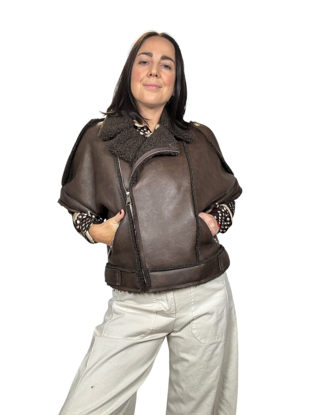 GILET IN ECOMONTONE VICOLO - XE BLU ABBIGLIAMENTO