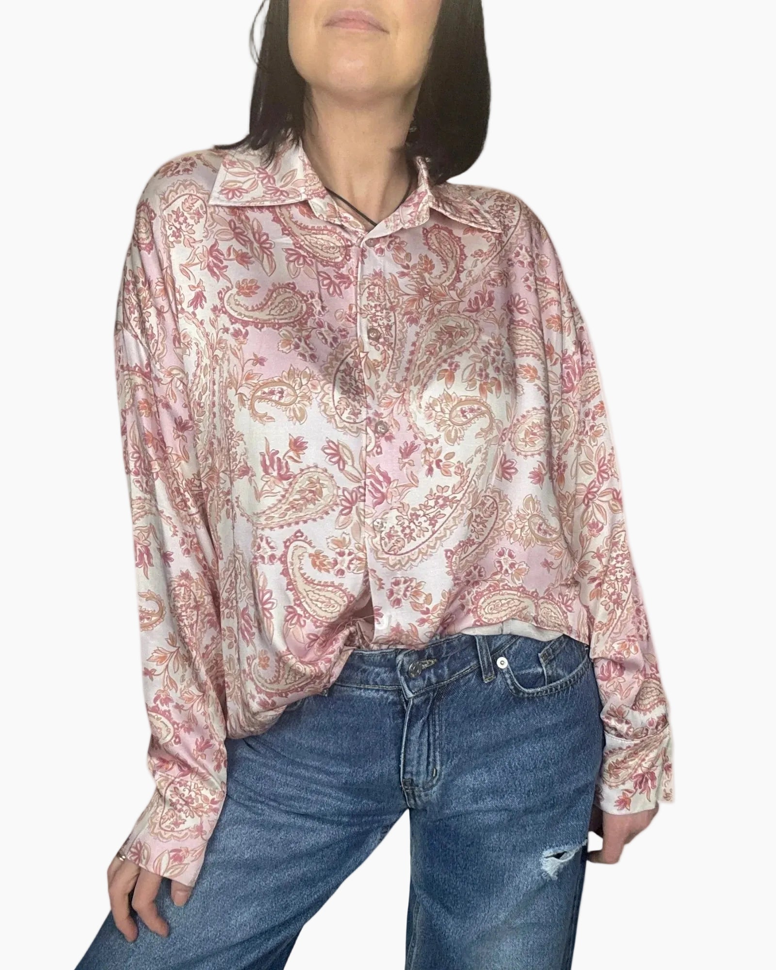 CAMICIA STAMPA CASHMERE SUSY MIX - XE BLU ABBIGLIAMENTO