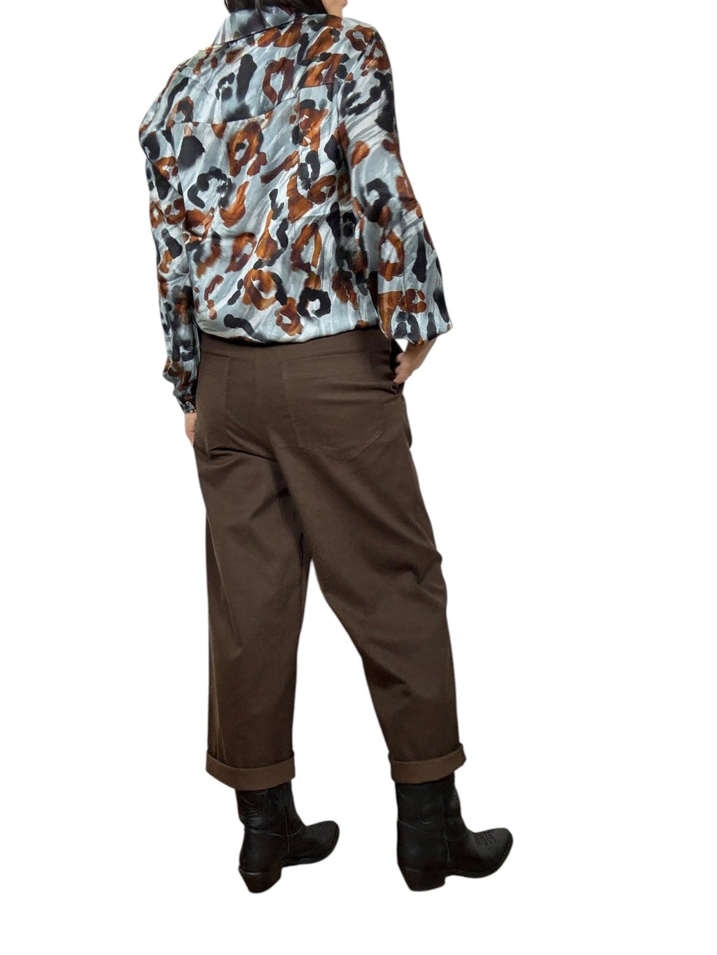 PANTALONE CON CINTURA SUSY MIX - XE BLU ABBIGLIAMENTO