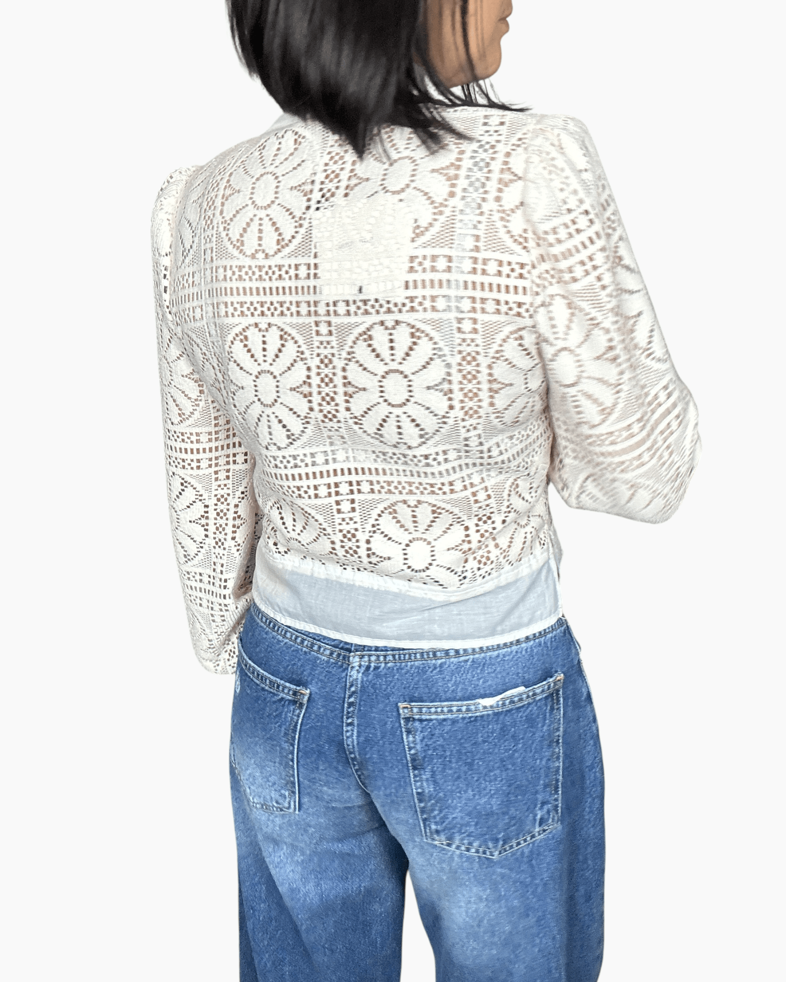 CAMICIA CON LAVORAZIONE A UNCINETTO TENSIONE IN - XE BLU ABBIGLIAMENTO