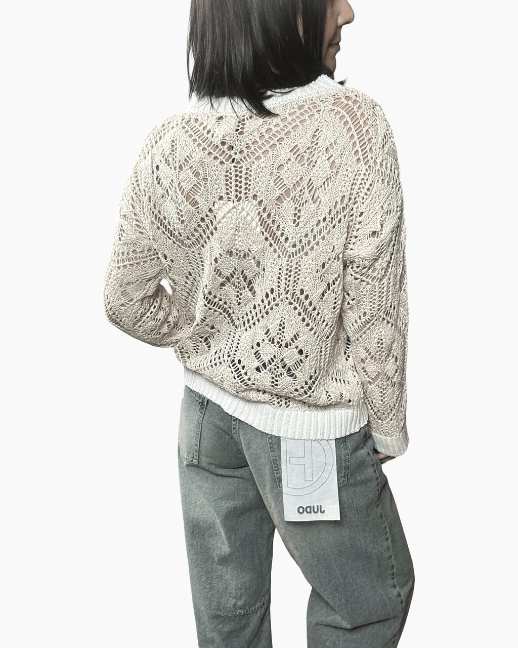 MAGLIA IN PIZZO TENSIONE IN - XE BLU ABBIGLIAMENTO