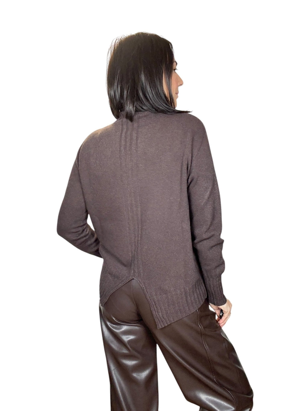 MAGLIA CON SPACCO SUSY MIX - XE BLU ABBIGLIAMENTO