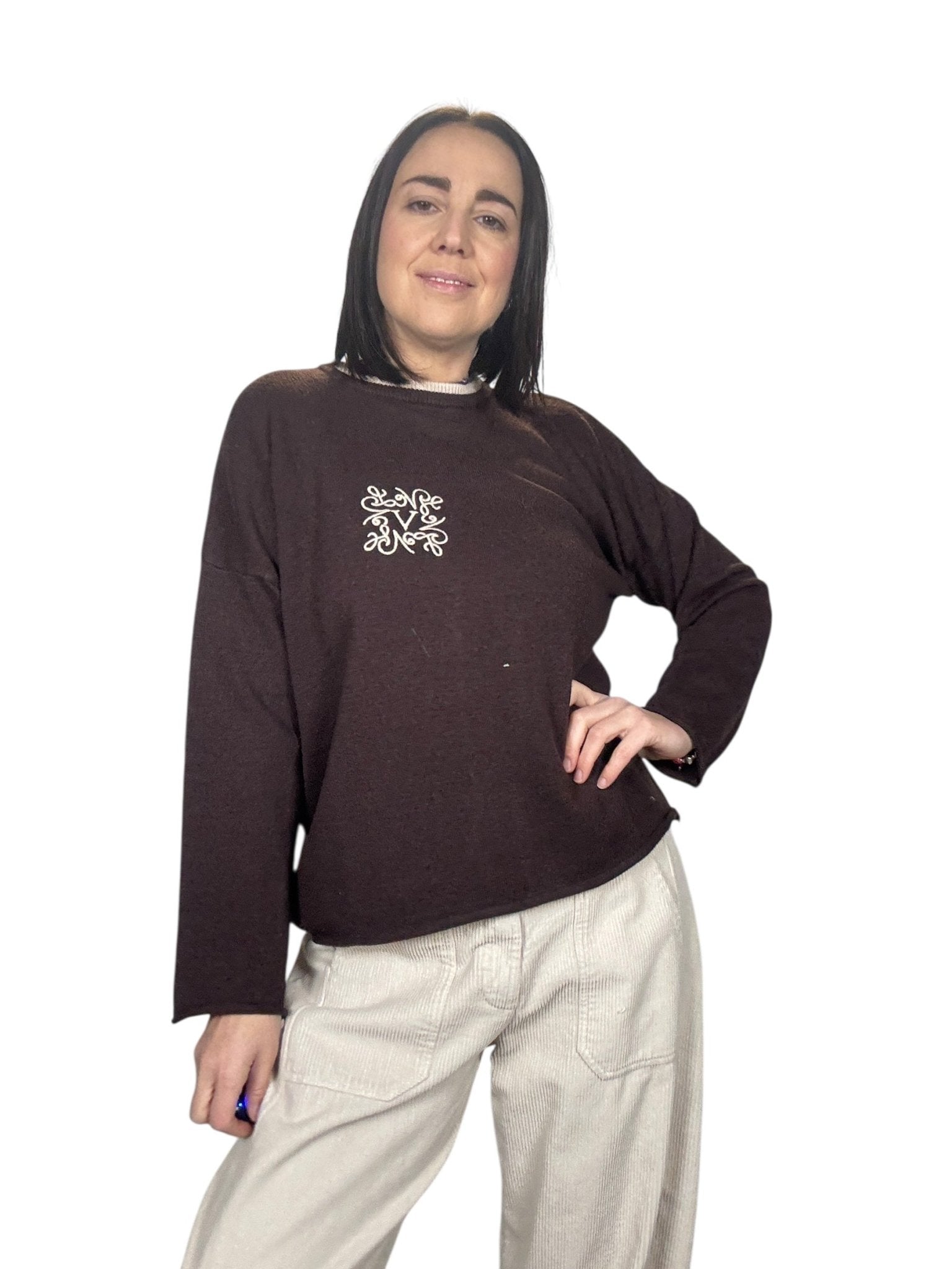 MAGLIA OVER LOEWE VICOLO - XE BLU ABBIGLIAMENTO