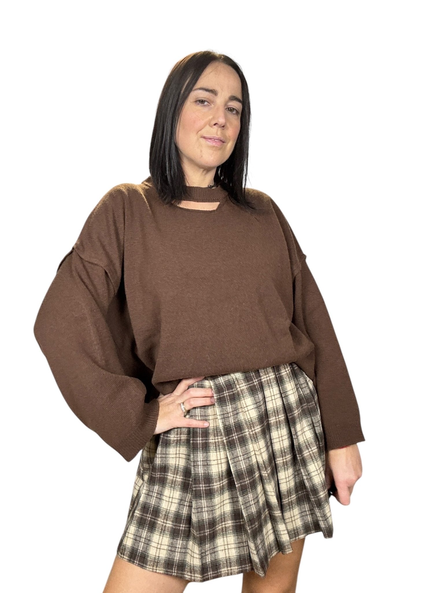 MAGLIA CUT OUT MOTEL - XE BLU ABBIGLIAMENTO