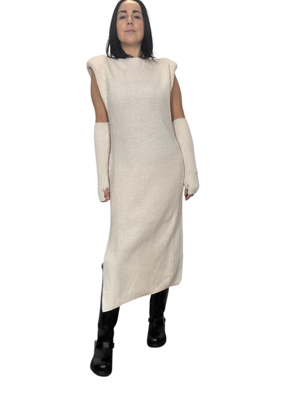 ABITO SMANICATO CON MANICOTTO VICOLO - XE BLU ABBIGLIAMENTO