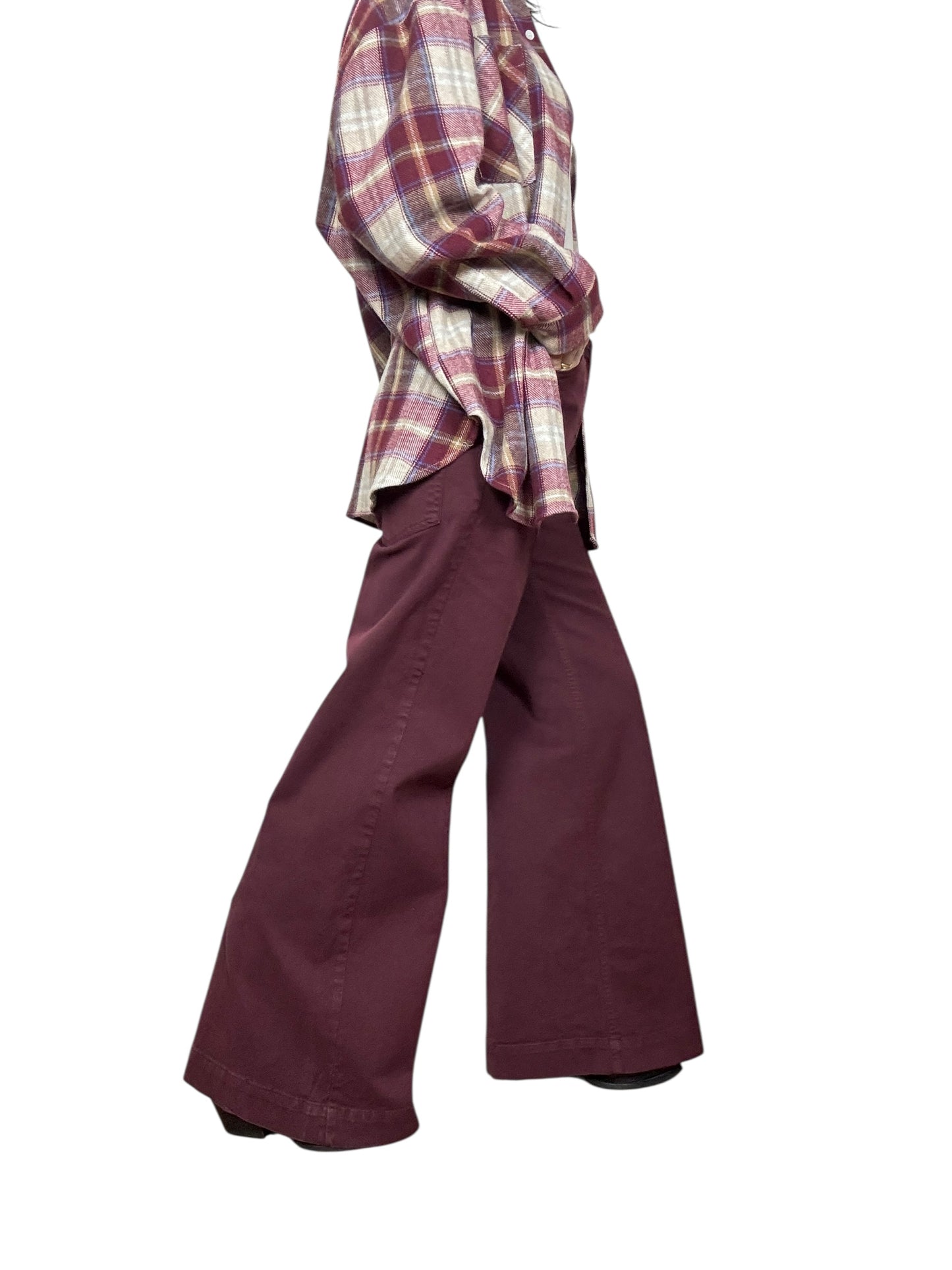 JEANS COLORATO A PALAZZO SUSY MIX