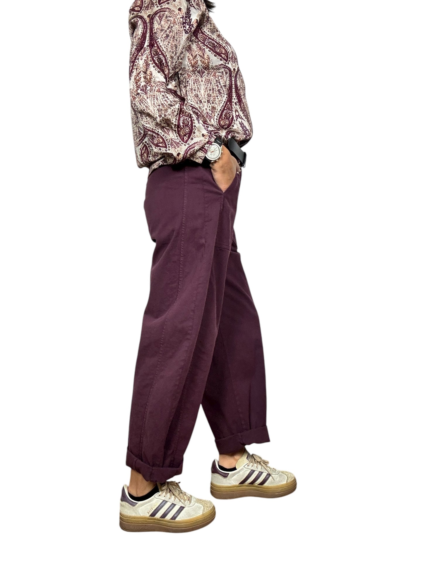 PANTALONE CARROT COLORATO SUSY MIX