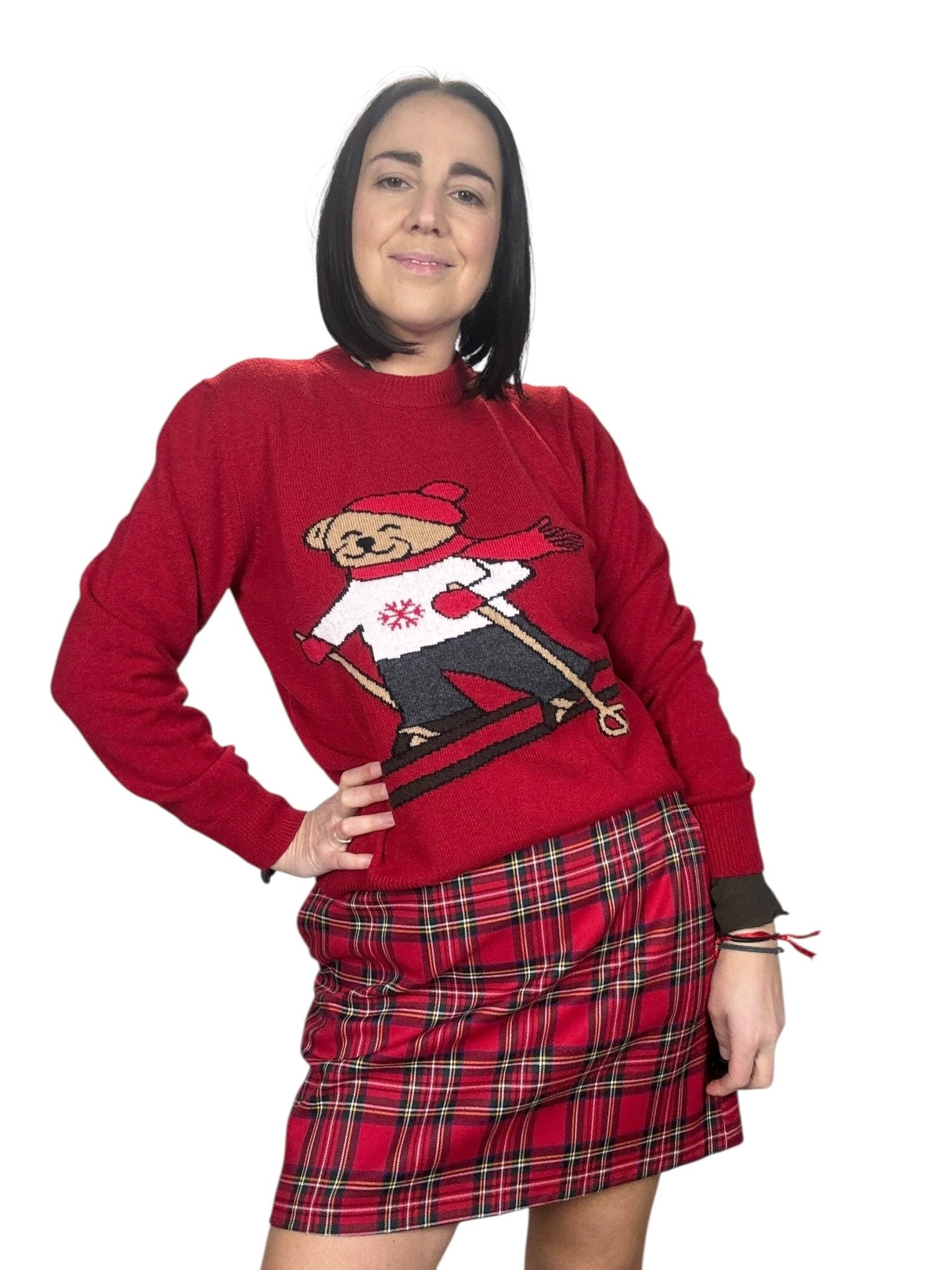 MAGLIA ORSETTO SCIATORE VICOLO - XE BLU ABBIGLIAMENTO