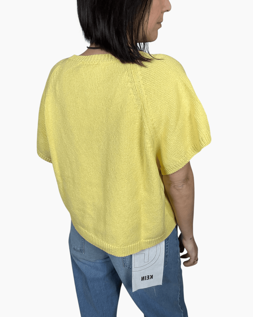 MAGLIA OVER A MEZZA MANICA VICOLO - XE BLU ABBIGLIAMENTO