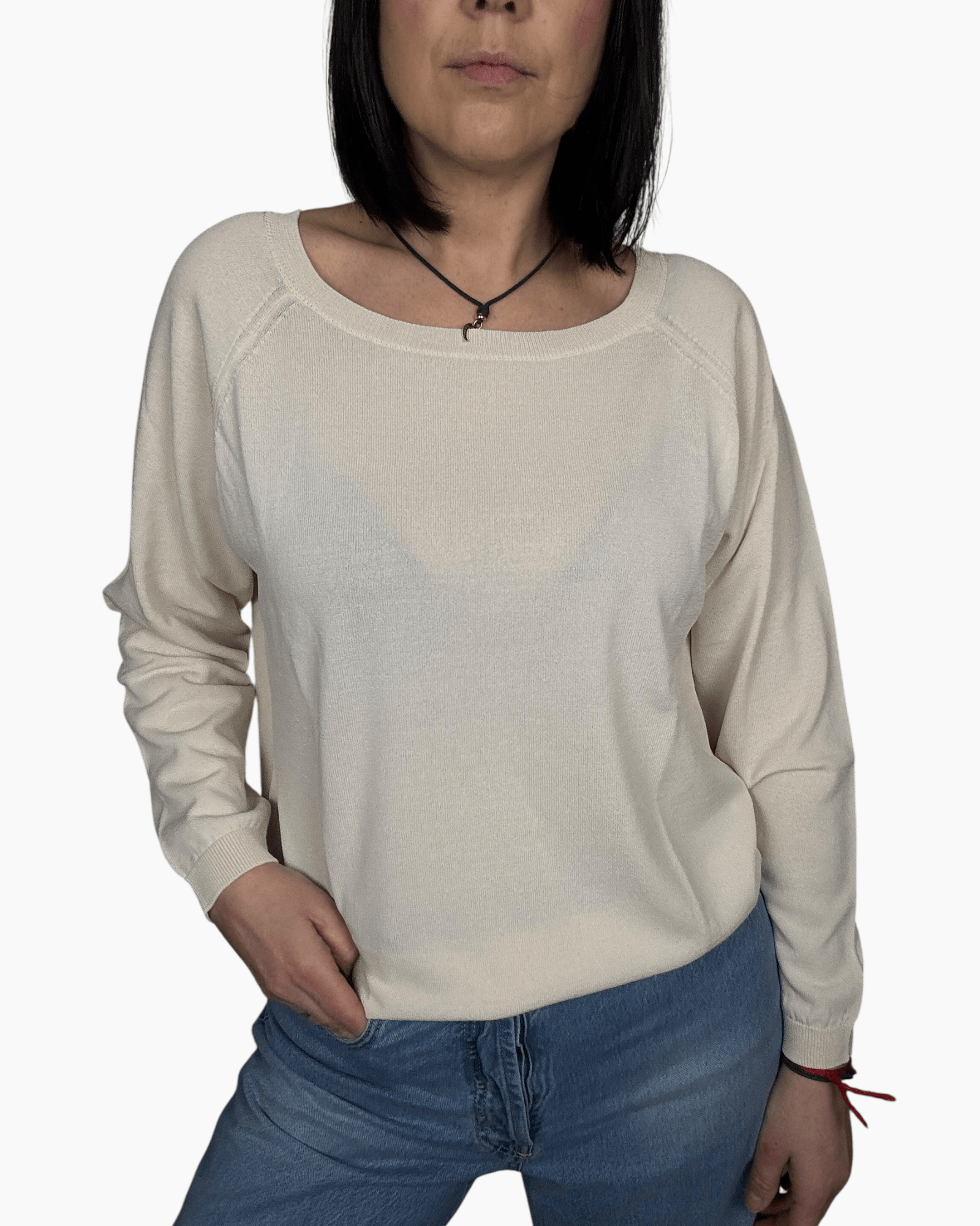 MAGLIA BASIC FLUIDA VICOLO - XE BLU ABBIGLIAMENTO
