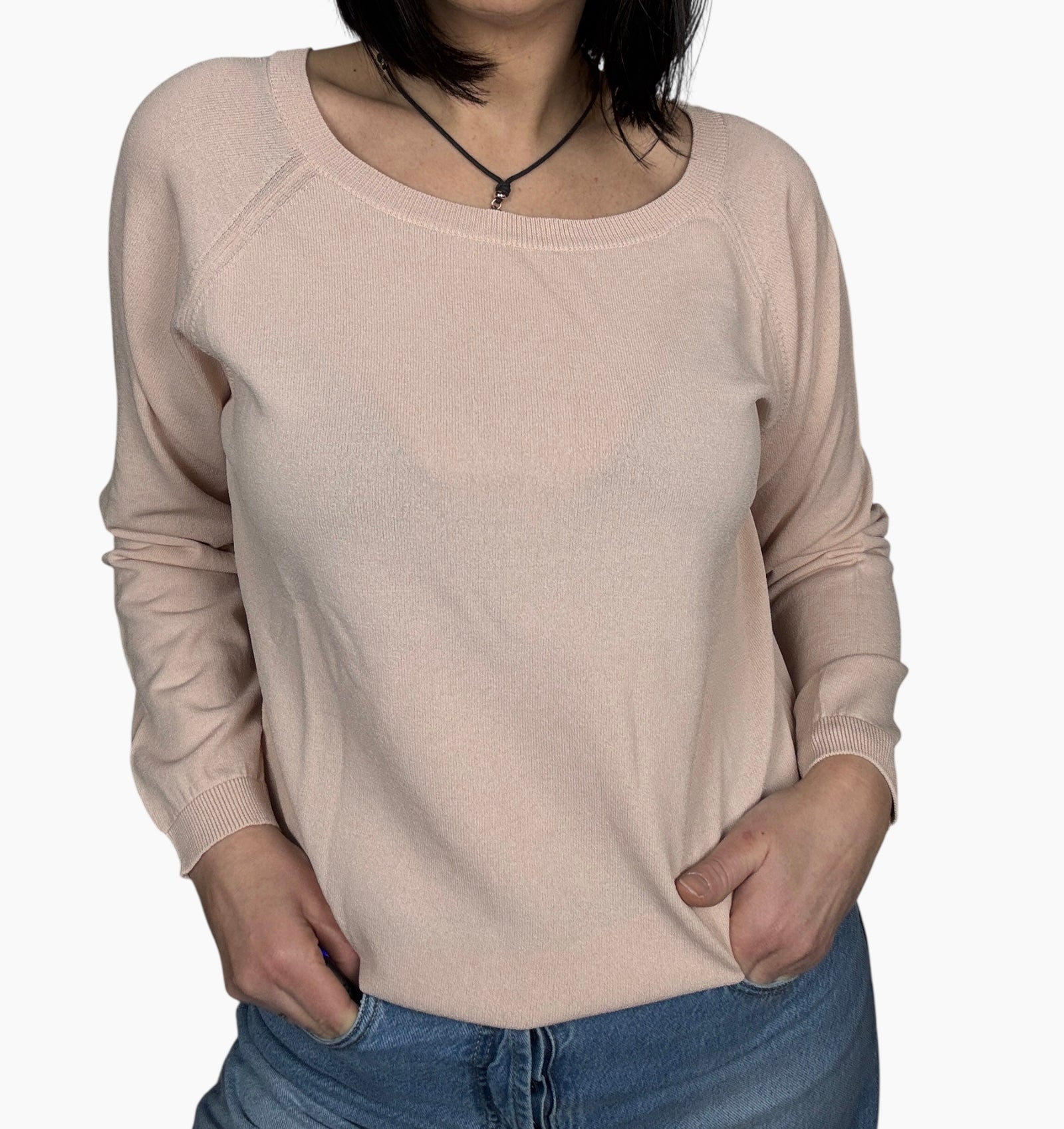 MAGLIA BASIC FLUIDA VICOLO - XE BLU ABBIGLIAMENTO