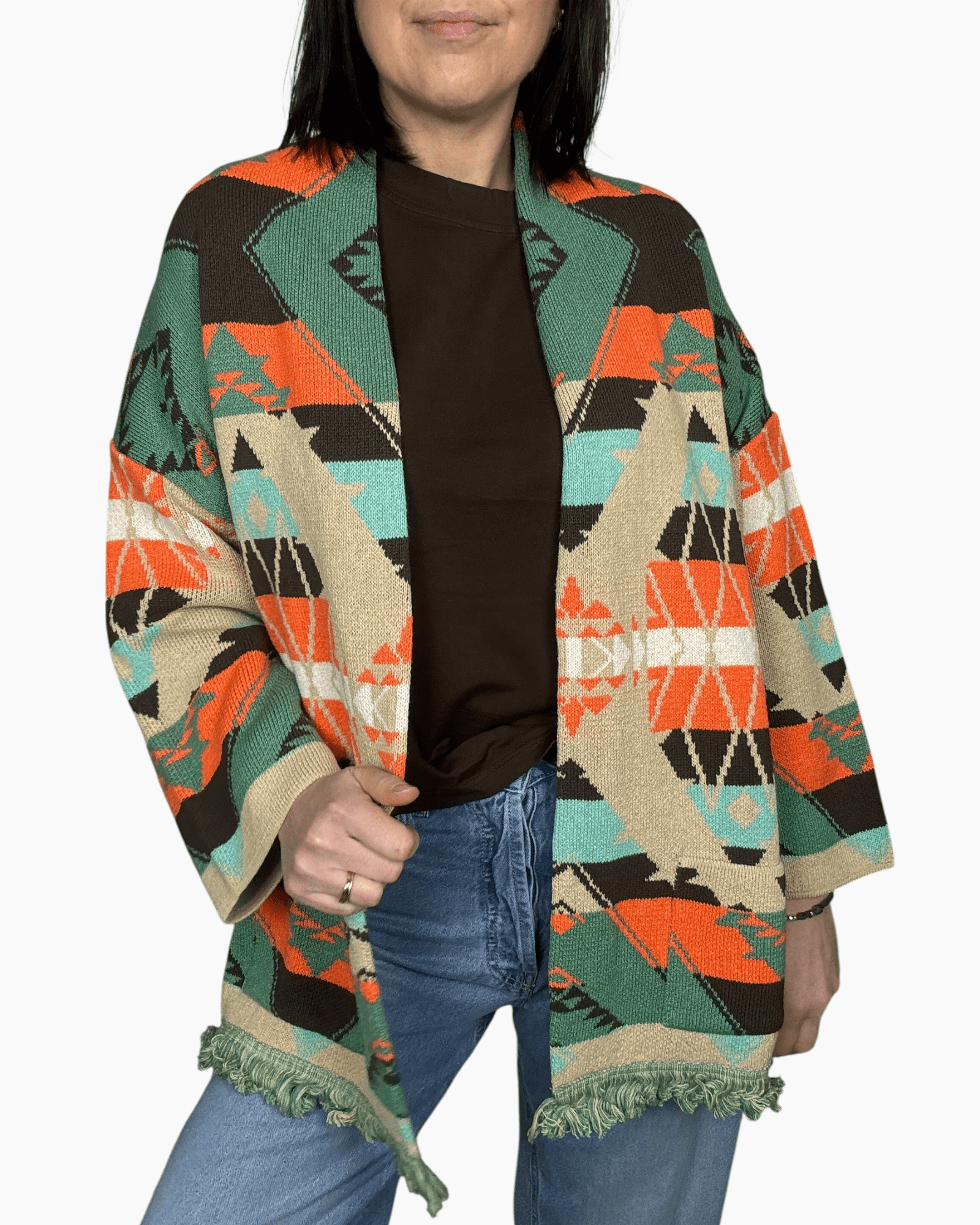 CARDIGANA A FANTASIA VICOLO - XE BLU ABBIGLIAMENTO