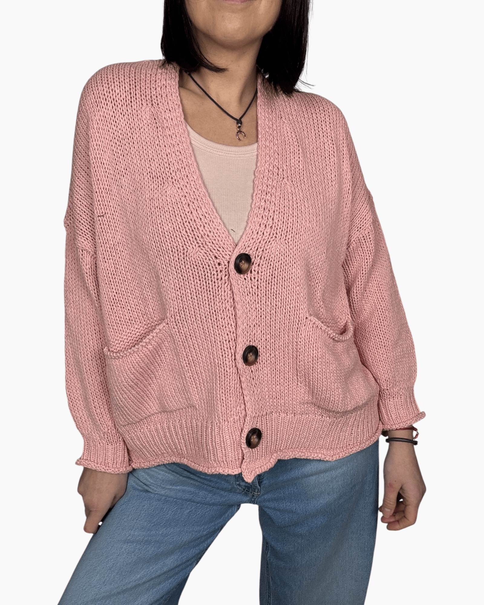 CARDIGAN OVER VICOLO - XE BLU ABBIGLIAMENTO