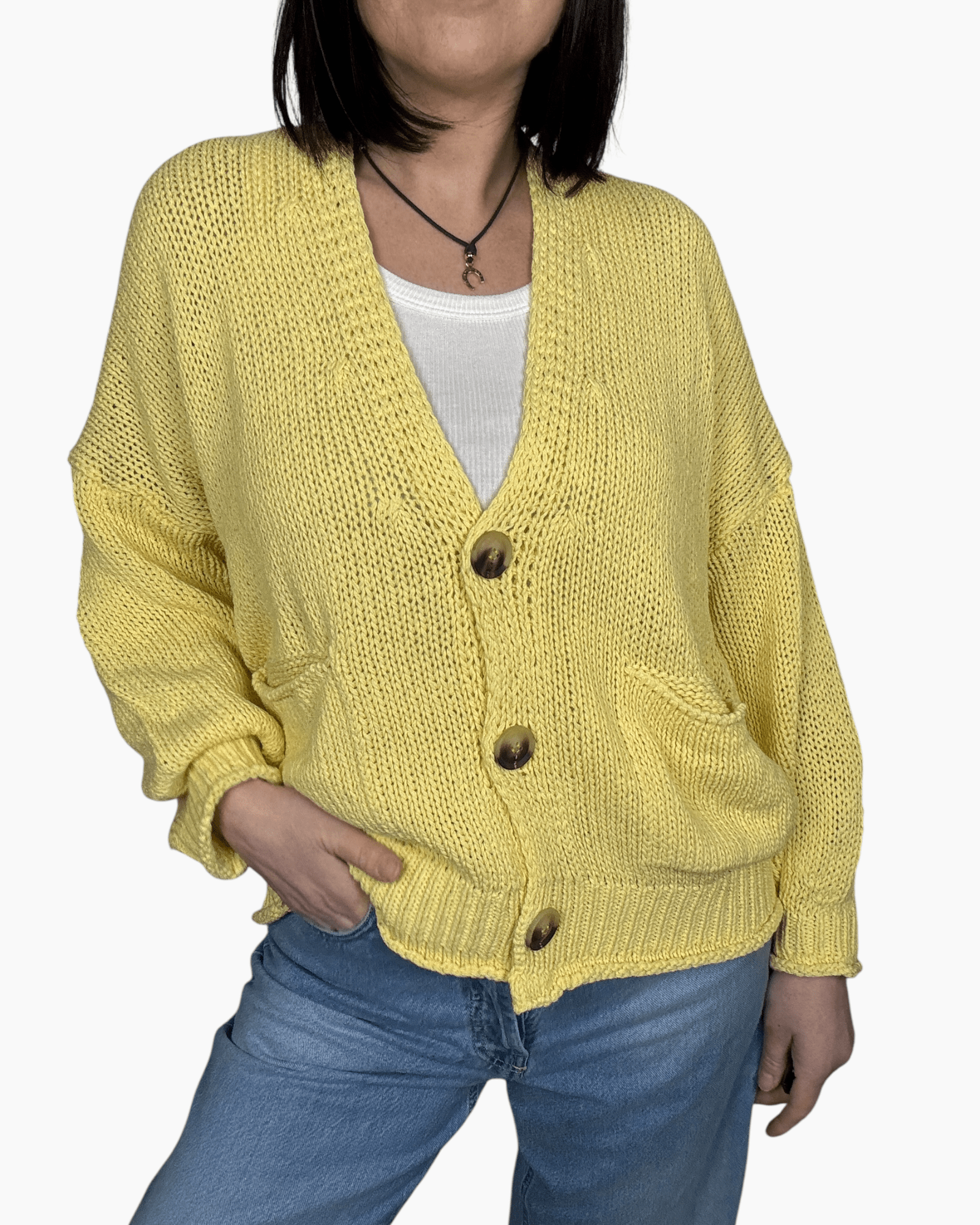 CARDIGAN OVER VICOLO - XE BLU ABBIGLIAMENTO
