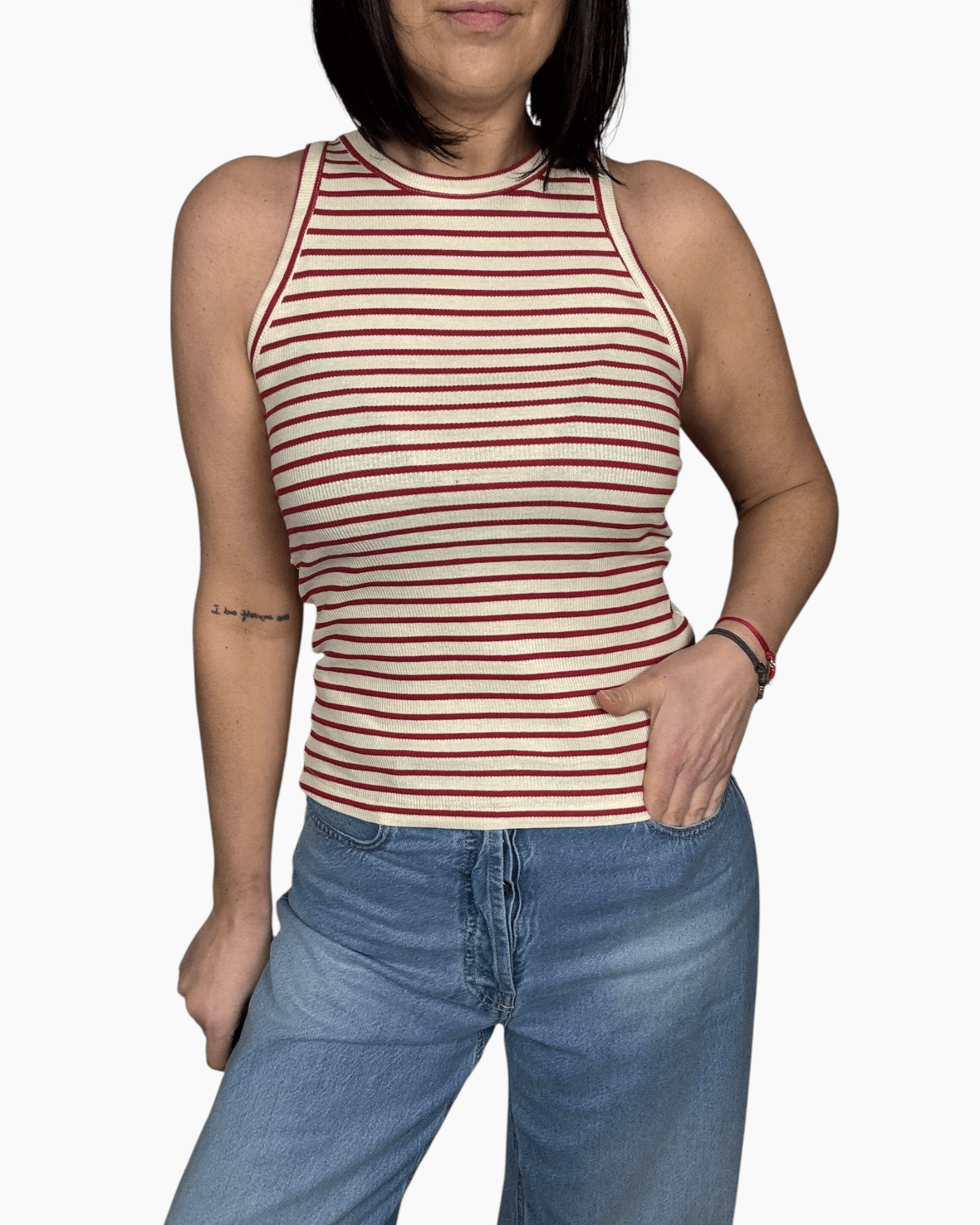 TOP A RIGHE VICOLO - XE BLU ABBIGLIAMENTO