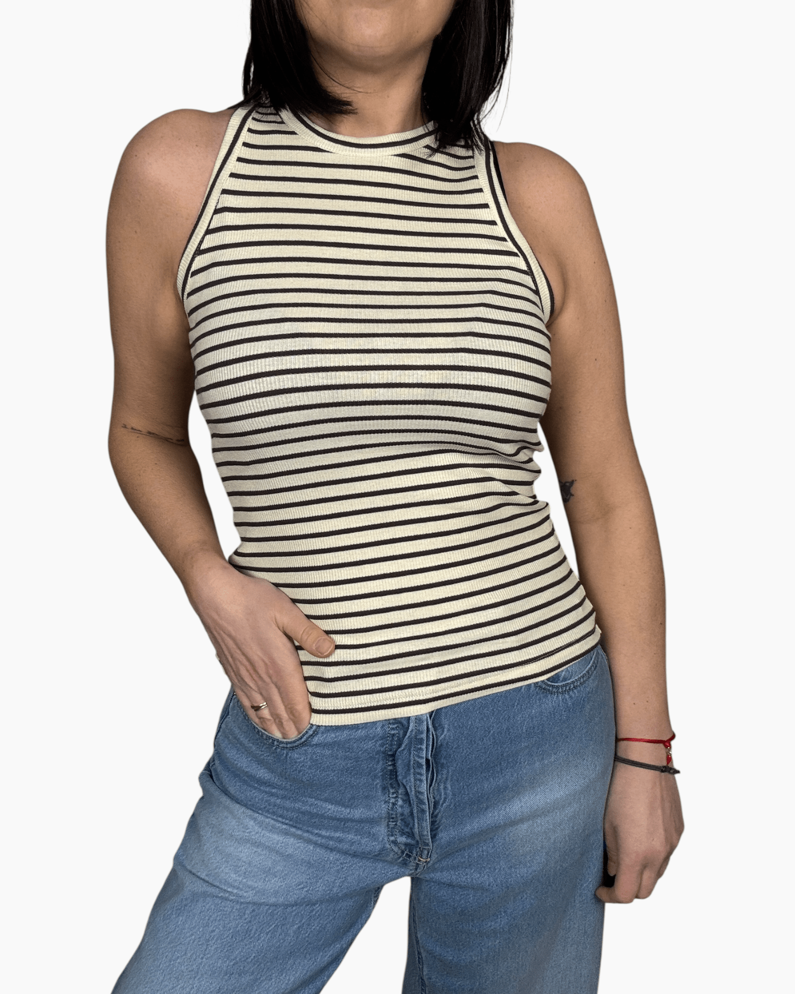 TOP A RIGHE VICOLO - XE BLU ABBIGLIAMENTO